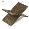 Kaaba Door Motif Wooden Quran Stand – Elegant Islamic Decor