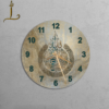 The Celestial Timepiece | Ayatul Kursi Tempered Glass Wall Clock