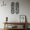 2 Piece Arabic Calligraphy Metal Wall Art Set