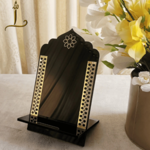 Elegant Acrylic Quran Holder – Custom Name & Bismillah